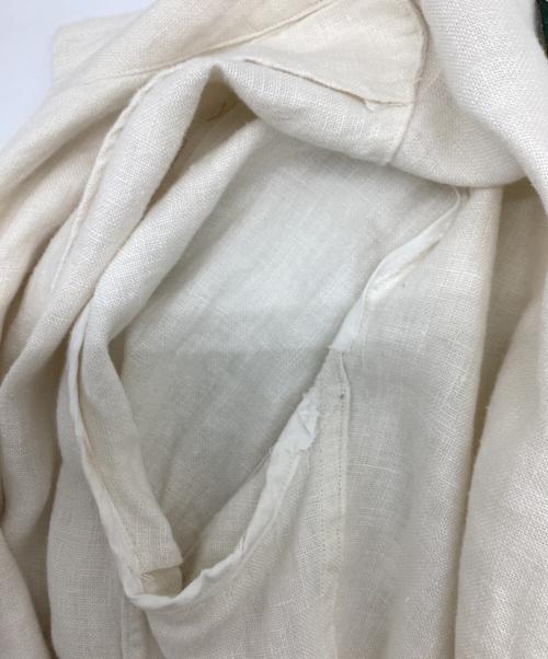 RALPH LAUREN COUNTRY（ラルフローレンカントリー）RALPH LAUREN COUNTRY (ラルフローレンカントリー) リネンダブルジャケット アイボリー サイズ:9の古着・服飾アイテム