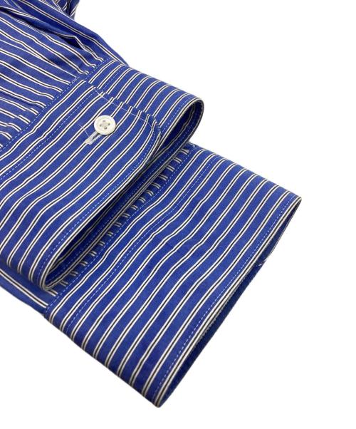 Graphpaper（グラフペーパー）Graphpaper (グラフペーパー) SIDOGRAS L/S Oversized Regular Collar Shirt / GM252-50010 ブルー サイズ:1の古着・服飾アイテム
