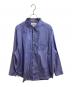 Graphpaper（グラフペーパー）の古着「SIDOGRAS L/S Oversized Regular Collar Shirt / GM252-50010」｜ブルー