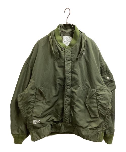 FreshService（フレッシュサービス）FreshService (フレッシュサービス) HEAVY NYLON DECK JACKET（ヘビーナイロンデッキジャケット）/ FSC253-30140 オリーブ サイズ:Lの古着・服飾アイテム