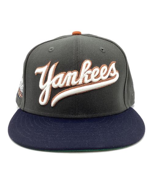 New Era（ニューエラ）New Era (ニューエラ) HOME GAME (ホームゲーム) 別注NEW YORK YANKEES CO 1949 WS 59FIFTY グレー×ネイビー サイズ:7 3/4の古着・服飾アイテム