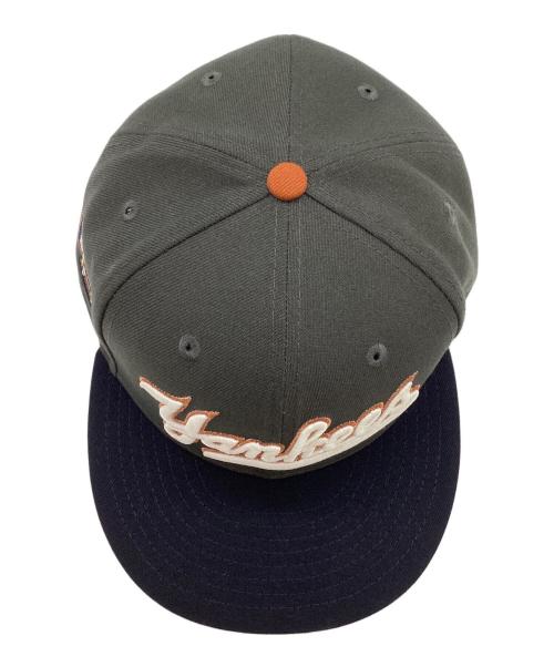 New Era（ニューエラ）New Era (ニューエラ) HOME GAME (ホームゲーム) 別注NEW YORK YANKEES CO 1949 WS 59FIFTY グレー×ネイビー サイズ:7 3/4の古着・服飾アイテム