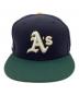 New Era (ニューエラ) HOME GAME (ホームゲーム) 別注Oakland Athletics - 59Fifty Rickey Henderson ネイビー×グリーン サイズ:7 3/4：5000円