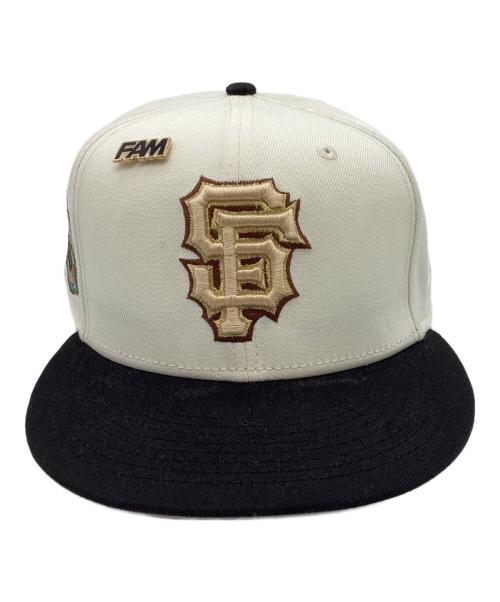 New Era（ニューエラ）New Era (ニューエラ) 59FIFTY キャップ アイボリー サイズ:7 3/4の古着・服飾アイテム