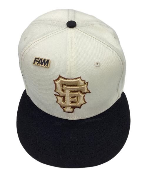 New Era（ニューエラ）New Era (ニューエラ) 59FIFTY キャップ アイボリー サイズ:7 3/4の古着・服飾アイテム
