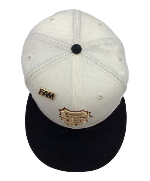 New Era（ニューエラ）New Era (ニューエラ) 59FIFTY キャップ アイボリー サイズ:7 3/4の古着・服飾アイテム
