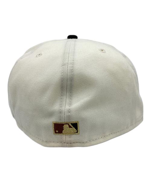 New Era（ニューエラ）New Era (ニューエラ) 59FIFTY キャップ アイボリー サイズ:7 3/4の古着・服飾アイテム
