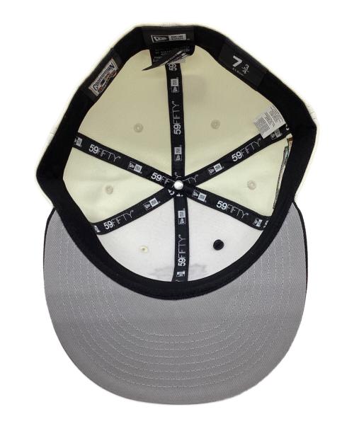 New Era（ニューエラ）New Era (ニューエラ) 59FIFTY キャップ アイボリー サイズ:7 3/4の古着・服飾アイテム