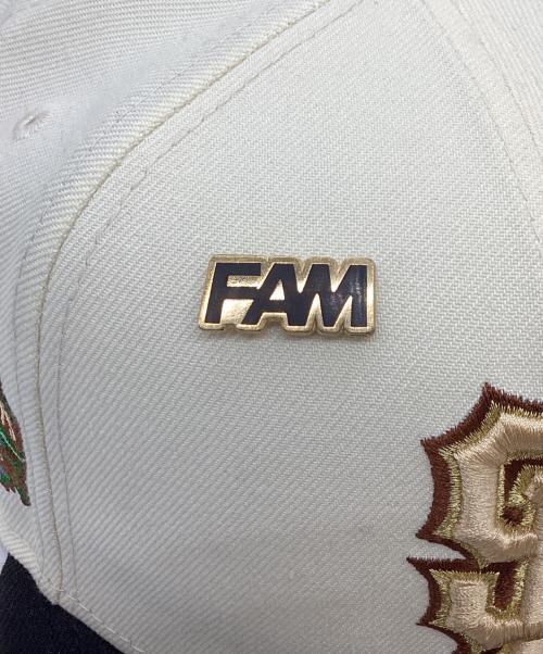 New Era（ニューエラ）New Era (ニューエラ) 59FIFTY キャップ アイボリー サイズ:7 3/4の古着・服飾アイテム