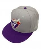 New Eraニューエラ）の古着「Toronto Blue Jays- 59FIFTY CO1991 ASG」｜グレー×パープル