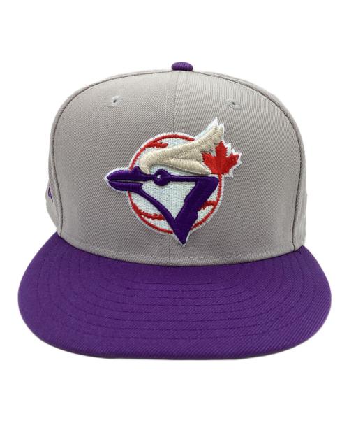 New Era（ニューエラ）New Era (ニューエラ) Toronto Blue Jays- 59FIFTY CO1991 ASG グレー×パープル サイズ:7 3/4の古着・服飾アイテム