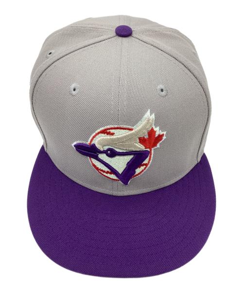 New Era（ニューエラ）New Era (ニューエラ) Toronto Blue Jays- 59FIFTY CO1991 ASG グレー×パープル サイズ:7 3/4の古着・服飾アイテム