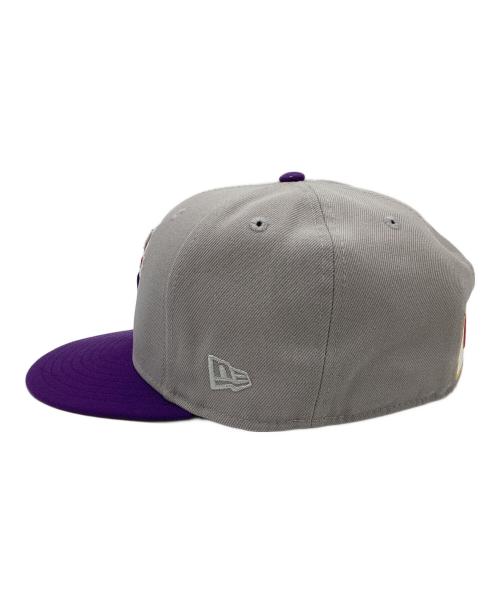 New Era（ニューエラ）New Era (ニューエラ) Toronto Blue Jays- 59FIFTY CO1991 ASG グレー×パープル サイズ:7 3/4の古着・服飾アイテム