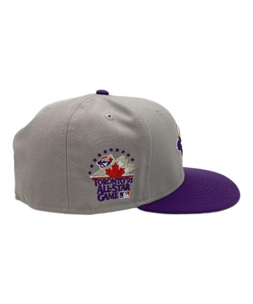 New Era（ニューエラ）New Era (ニューエラ) Toronto Blue Jays- 59FIFTY CO1991 ASG グレー×パープル サイズ:7 3/4の古着・服飾アイテム