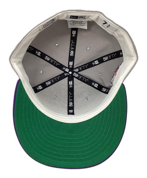 New Era（ニューエラ）New Era (ニューエラ) Toronto Blue Jays- 59FIFTY CO1991 ASG グレー×パープル サイズ:7 3/4の古着・服飾アイテム