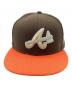 New Era (ニューエラ) 59FIFTY Atlanta Braves ブラウン×オレンジ サイズ:7 7/8：5000円