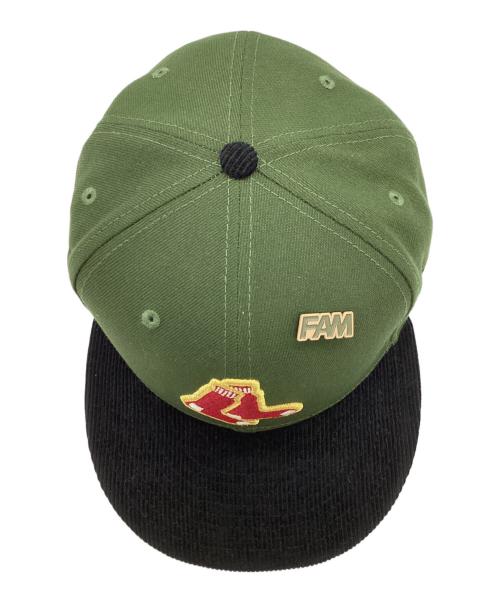 New Era（ニューエラ）New Era (ニューエラ) 59FIFTY BOSTON RED SOX グリーン×ネイビー サイズ:7 3/4の古着・服飾アイテム