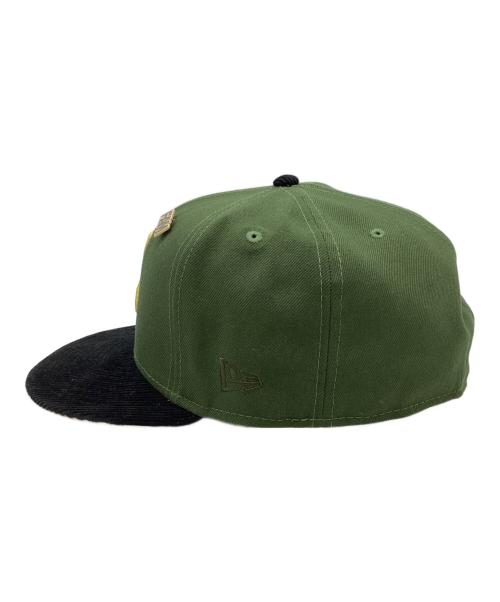New Era（ニューエラ）New Era (ニューエラ) 59FIFTY BOSTON RED SOX グリーン×ネイビー サイズ:7 3/4の古着・服飾アイテム