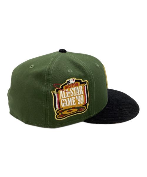 New Era（ニューエラ）New Era (ニューエラ) 59FIFTY BOSTON RED SOX グリーン×ネイビー サイズ:7 3/4の古着・服飾アイテム