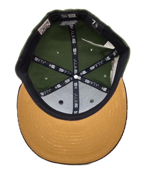 New Era（ニューエラ）New Era (ニューエラ) 59FIFTY BOSTON RED SOX グリーン×ネイビー サイズ:7 3/4の古着・服飾アイテム