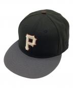 New Eraニューエラ）の古着「PIttsburgh Pirates-59FIFTY」｜ブラック×グレー