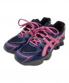 asics×YOASOBIアシックス×ヨアソビ）の古着「GEL-KINETIC FLUENT Y PIEDMONT / 1203A837」｜ネイビー×ピンク
