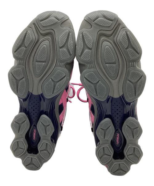 asics（アシックス）asics (アシックス) YOASOBI (ヨアソビ) GEL-KINETIC FLUENT Y PIEDMONT / 1203A837 ネイビー×ピンク サイズ:11の古着・服飾アイテム