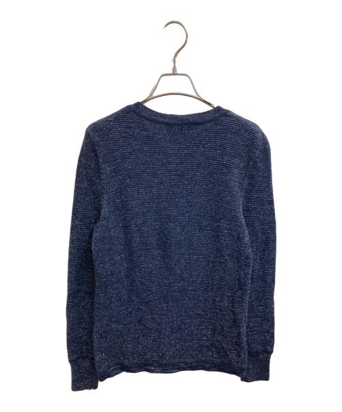 A.P.C.（アーペーセー）A.P.C. (アーペーセー) ヘンリーネックラメニット / 1110321 ネイビー サイズ:Sの古着・服飾アイテム