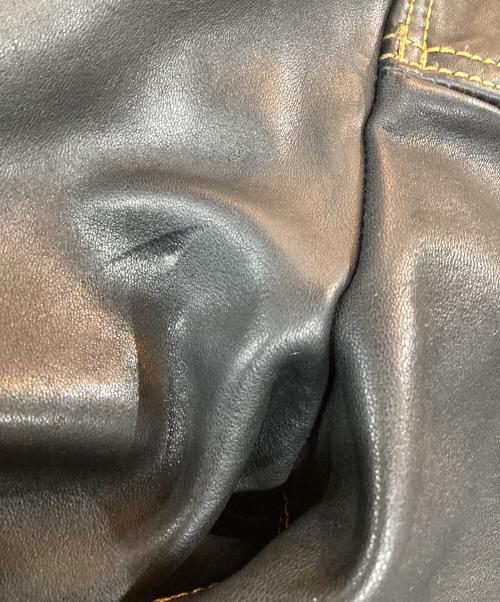 PMPIROMO（ピーエムピーアイロモ）PMPIROMO (ピーエムピーアイロモ) ホースレザーGジャンジャケット ブラック サイズ:XLの古着・服飾アイテム