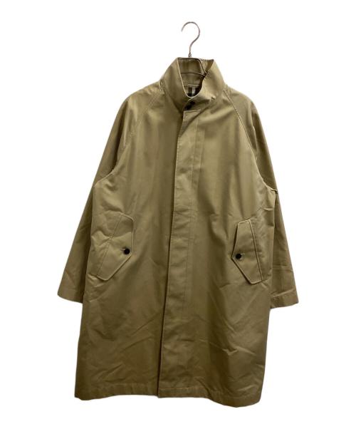 Gymphlex（ジムフレックス）Gymphlex (ジムフレックス) T/C GABARDINE SWING COAT　/　J-1327 SYR ベージュ サイズ:Mの古着・服飾アイテム