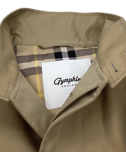 Gymphlex（ジムフレックス）Gymphlex (ジムフレックス) T/C GABARDINE SWING COAT　/　J-1327 SYR ベージュ サイズ:Mの古着・服飾アイテム