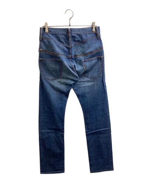 CABANE de ZUCCa（カバンドズッカ）CABANE de ZUCCa (カバンドズッカ) 11連ボタンデニムパンツ / CZ02FF744 ブルー サイズ:Mの古着・服飾アイテム