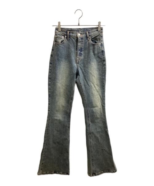 ANDMARY（アンドマリー）ANDMARY (アンドマリー) Mary logo flare denim / マリーロゴフレアデニム / AM1663 インディゴ サイズ:Mの古着・服飾アイテム