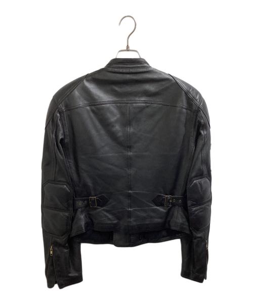 HARLEY-DAVIDSON（ハーレーダビッドソン）HARLEY-DAVIDSON (ハーレーダビッドソン) シープスキン モーターサイクルジャケット ブラック サイズ:40の古着・服飾アイテム