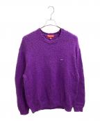 SUPREMEシュプリーム）の古着「24SS Boucle Small Box Logo Sweater」｜パープル