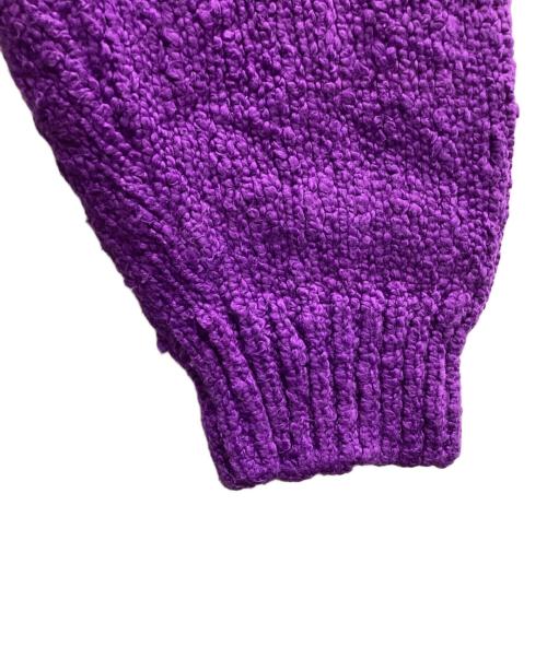 SUPREME（シュプリーム）Supreme (シュプリーム) 24SS Boucle Small Box Logo Sweater パープル サイズ:Mの古着・服飾アイテム