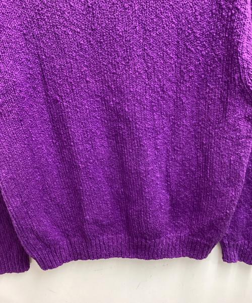 SUPREME（シュプリーム）Supreme (シュプリーム) 24SS Boucle Small Box Logo Sweater パープル サイズ:Mの古着・服飾アイテム