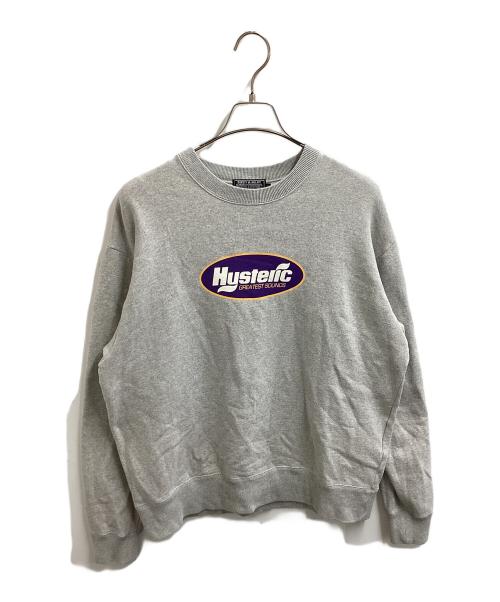 Hysteric Glamour（ヒステリックグラマー）Hysteric Glamour (ヒステリックグラマー) GREATEST SOUNDS スウェット グレー サイズ:Lの古着・服飾アイテム