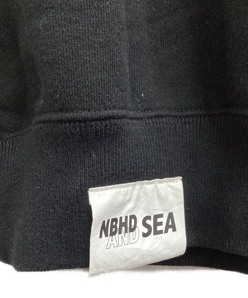 NEIGHBORHOOD（ネイバーフッド）NEIGHBORHOOD (ネイバーフッド) WIND AND SEA (ウィンダンシー) LOGO SWEATSHIRT / 231UWWSN-CSM01S ブラック サイズ:Ｍの古着・服飾アイテム