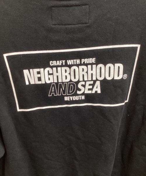 NEIGHBORHOOD（ネイバーフッド）NEIGHBORHOOD (ネイバーフッド) WIND AND SEA (ウィンダンシー) LOGO SWEATSHIRT / 231UWWSN-CSM01S ブラック サイズ:Ｍの古着・服飾アイテム