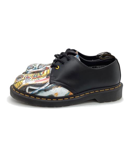 Dr.Martens（ドクターマーチン）Dr.Martens (ドクターマーチン) 1461 BASQUIAT 3ホールシューズ ブラック サイズ:UK6の古着・服飾アイテム