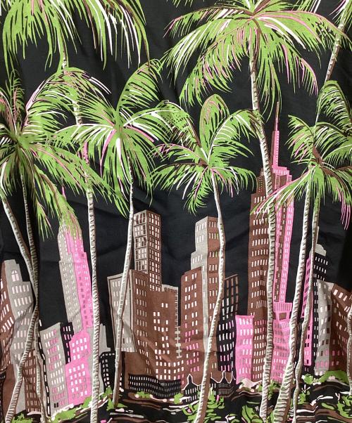 WACKO MARIA（ワコマリア）WACKO MARIA (ワコマリア) NYC ALOHA SHIRT ブラック サイズ:Mの古着・服飾アイテム