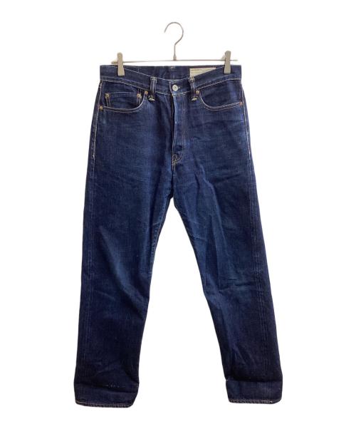 BONCOURA（ボンクラ）BONCOURA (ボンクラ) ボタンフライ セルビッチ ストレート デニムパンツ / 072-915-4225 インディゴ サイズ:W30の古着・服飾アイテム
