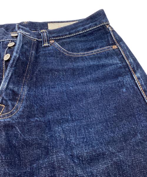 BONCOURA（ボンクラ）BONCOURA (ボンクラ) ボタンフライ セルビッチ ストレート デニムパンツ / 072-915-4225 インディゴ サイズ:W30の古着・服飾アイテム