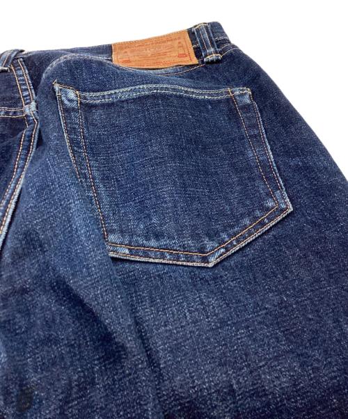BONCOURA（ボンクラ）BONCOURA (ボンクラ) ボタンフライ セルビッチ ストレート デニムパンツ / 072-915-4225 インディゴ サイズ:W30の古着・服飾アイテム