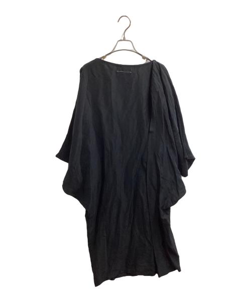 MM6 Maison Margiela（エムエムシックスメゾンマルジェラ）MM6 Maison Margiela (エムエムシックスメゾンマルジェラ) レーヨンワンピース / S32CT0409 ブラック サイズ:46の古着・服飾アイテム