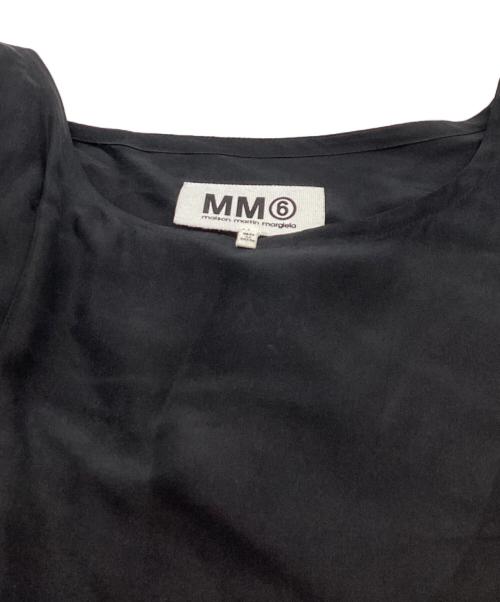 MM6 Maison Margiela（エムエムシックスメゾンマルジェラ）MM6 Maison Margiela (エムエムシックスメゾンマルジェラ) レーヨンワンピース / S32CT0409 ブラック サイズ:46の古着・服飾アイテム