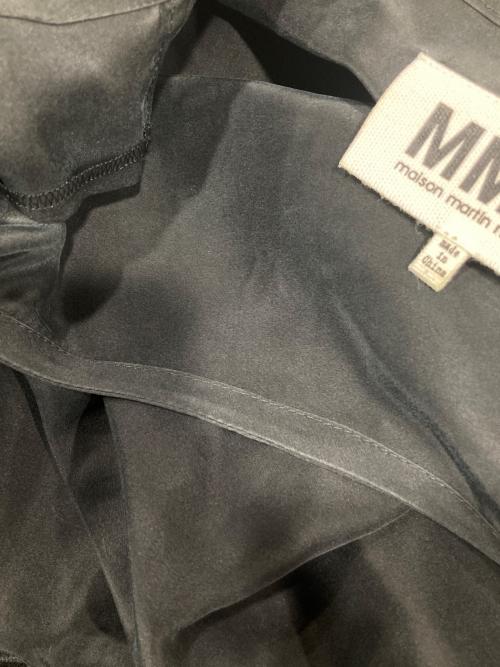 MM6 Maison Margiela（エムエムシックスメゾンマルジェラ）MM6 Maison Margiela (エムエムシックスメゾンマルジェラ) レーヨンワンピース / S32CT0409 ブラック サイズ:46の古着・服飾アイテム