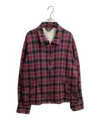 AndFamilyアンドファミリー）の古着「DONALD CHECK JACKET　/　JK1907569」｜レッド