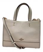 COACHコーチ）の古着「デンプシー キャリーオール 2way ショルダーバッグ　/　CO976」｜アイボリー